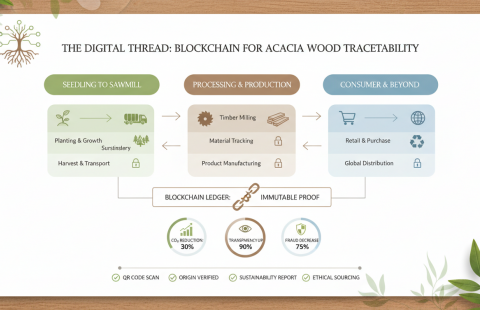 State of Sustainable Sourcing: How Blockchain is Revolutionizing Acacia Wood Traceability in Home Decor